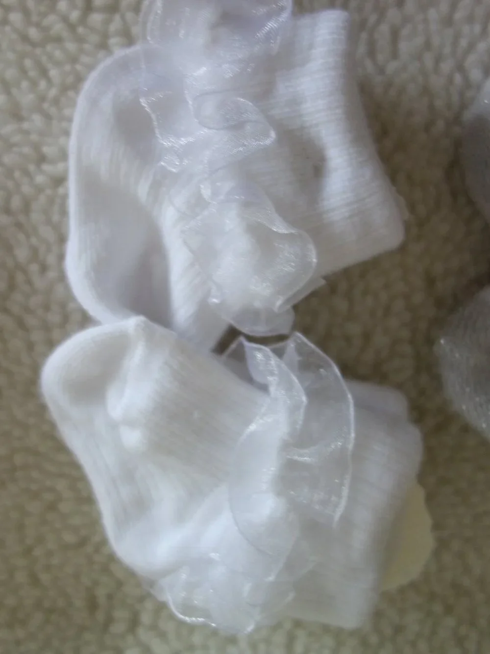 12 New Pairs of Infant Baby Girl Dress Fancy Ruffles White Pink Socks